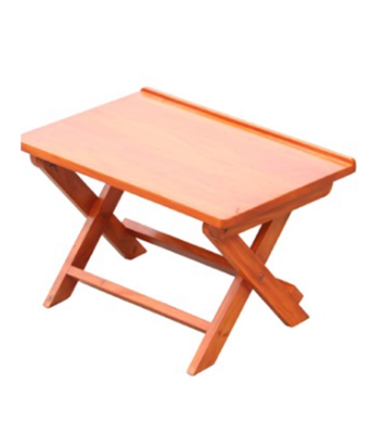 Buy Wooden Folding And Portable Table With Cross Stand Online at Best Price