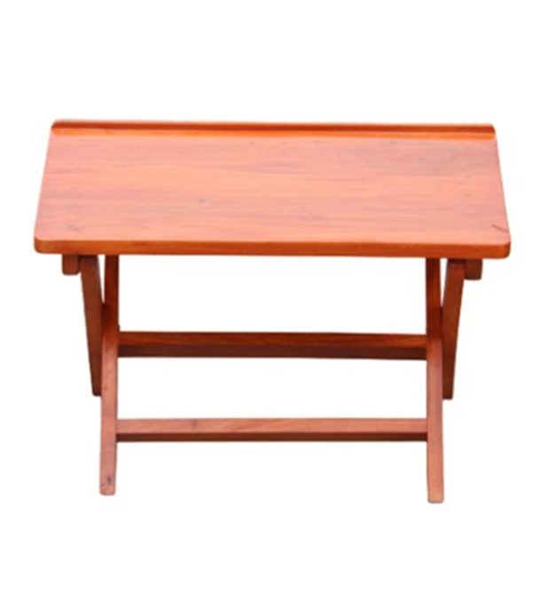 Buy Wooden Folding And Portable Table With Cross Stand Online at Best Price