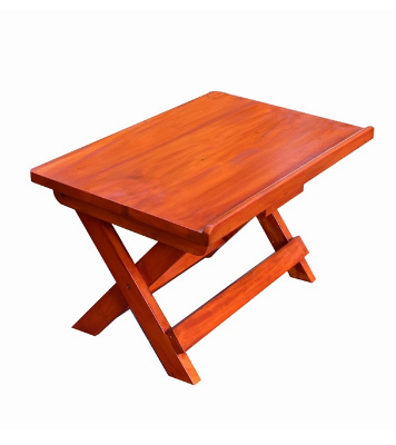 Buy Wooden Folding And Portable Table With Cross Stand Online at Best Price