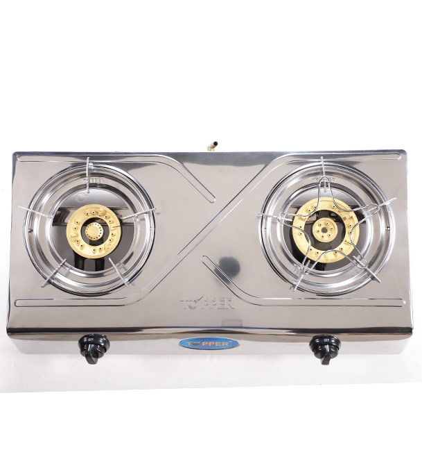 Picture of TOPPER A-211 Double Stainless Steel Auto Stove LPG