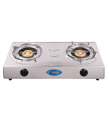 Picture of TOPPER A-203 Double Stainless Steel Auto Stove LPG