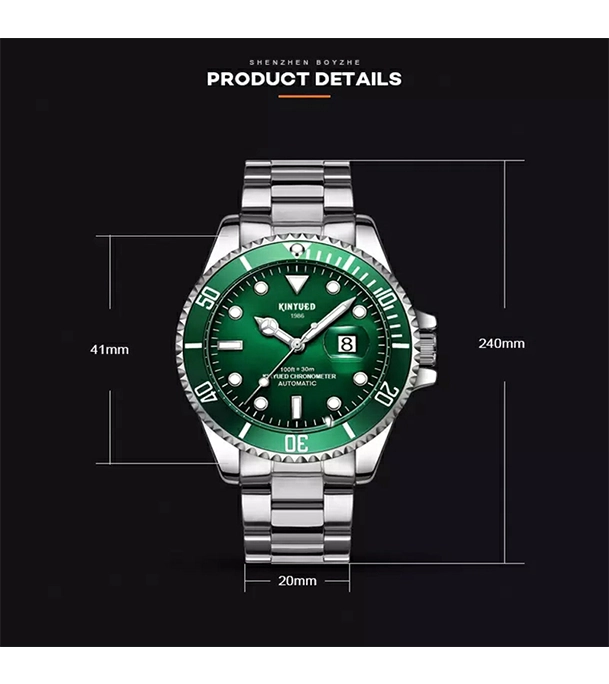 Buy KINYUED J027 Automatic Mechanical Watch at Best Price In Bangladesh