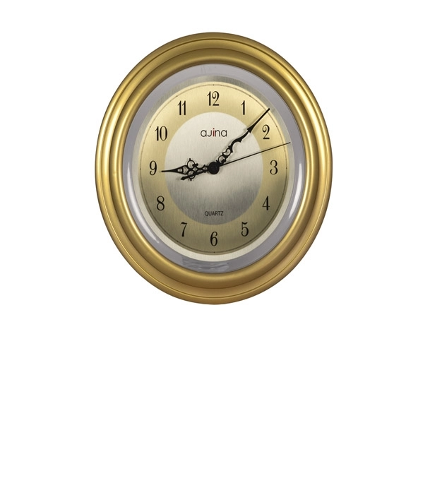 Acme Round Wall Clock Golden