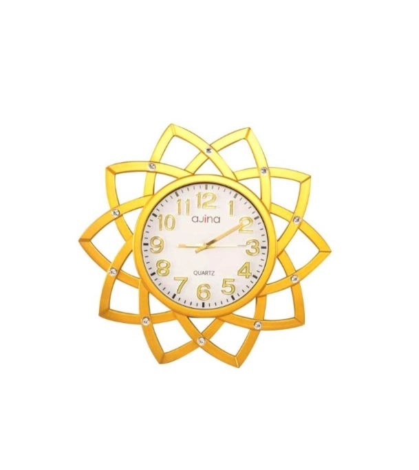 Sunflower Wall Clock-Golden