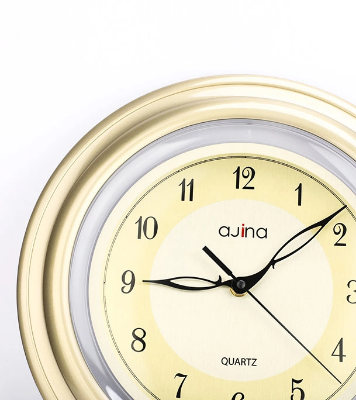 Picture of Acme Round Wall Clock Golden