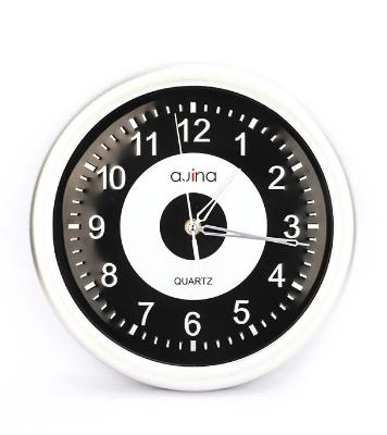 Picture of Logan Classic Wall Clock-Black Step (Test)