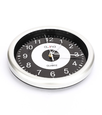 Picture of Logan Classic Wall Clock-Black Step (Test)