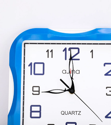 Picture of Ajina Turban SQ Curve Wall Clock Blue