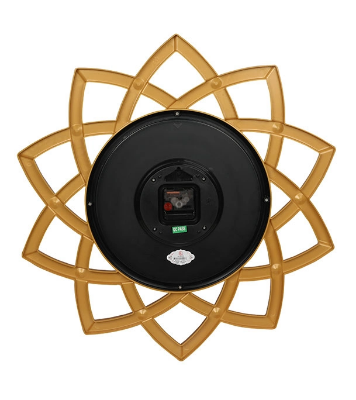 Picture of Sunflower Wall Clock-Golden