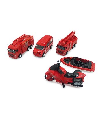Buy Die Cast Metal Car Set For Kids Vehicle Gift Pack 5-Piece - Car Toy Online
