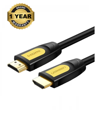 Buy UGREEN 10129 HDMI Round Cable 2m Yellow/Black at Best Price In Bangladesh