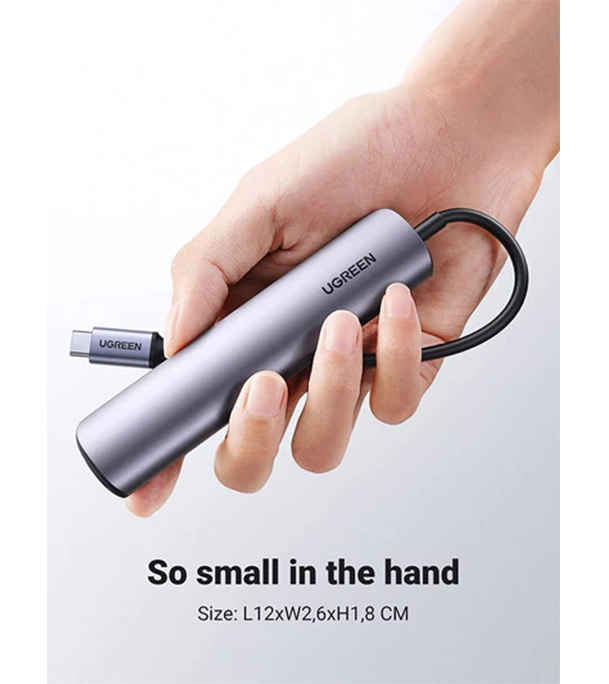 Buy UGREEN CM418 USB-C to 2*USB 3.0 HDMI RJ45 Ethernet Adapter PD at Best Price In Bangladesh