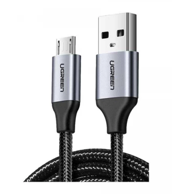 Buy UGREEN 60146 US290 Micro USB 2.0 Cable 1M Metal/Black at Best Price In Bangladesh