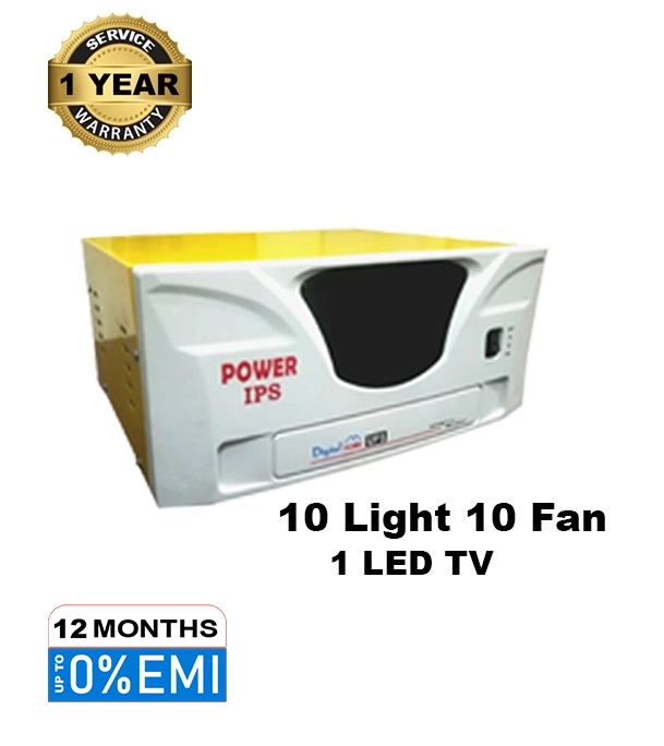 Picture of Home IPS 2000VA 1600 Watt Blue Only IPS (10 Light 10 Fan 1 LED TV)