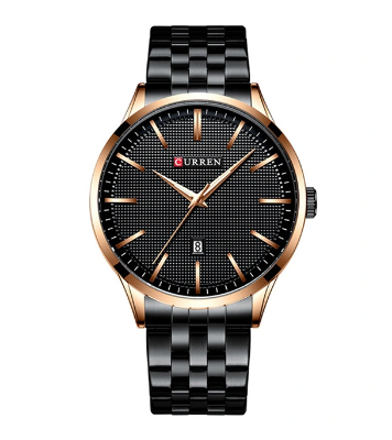 Buy CURREN Sport Waterproof Quartz Stainless Steel Couple Watch at Best Price In Bangladesh