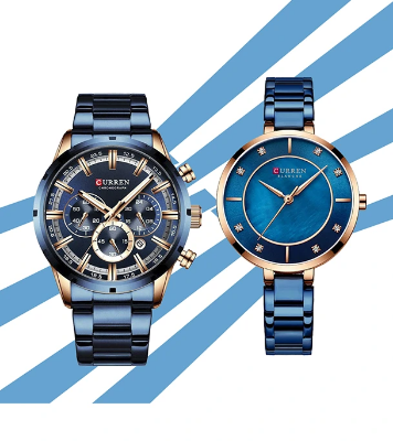 Picture of CURREN Couple Watches Fashion Luxury Quartz Simple Lover Watches