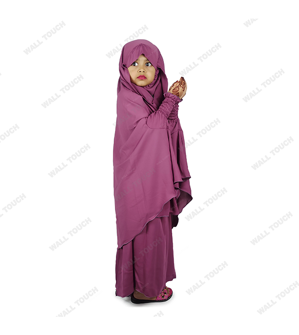 Baby Khimar / Kheemar Borka Adjusted Niqab Hijab With Skirt Full Set For, Baby, teenage 