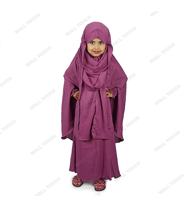 Baby Khimar / Kheemar Borka Adjusted Niqab Hijab With Skirt Full Set For, Baby, teenage 