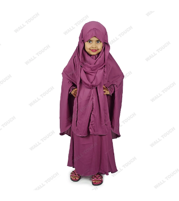 Baby Khimar / Kheemar Borka Adjusted Niqab Hijab With Skirt Full Set For, Baby, teenage 