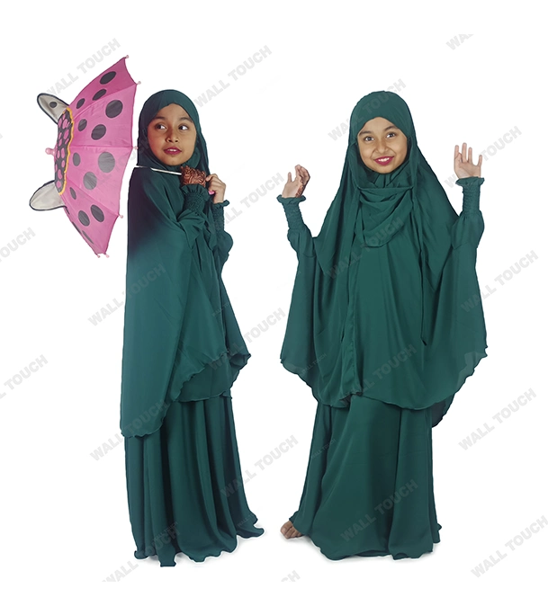 Baby Khimar / Kheemar Borka Adjusted Niqab Hijab With Skirt Full Set For, Baby, teenage 