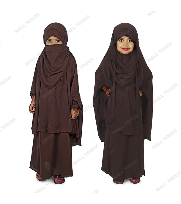 Baby Khimar / Kheemar Borka Adjusted Niqab Hijab With Skirt Full Set For, Baby, teenage 