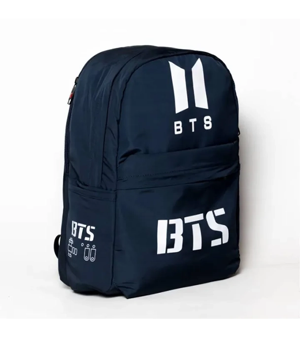 Buy New BTS Dark Navy Blue Color Backpack Online