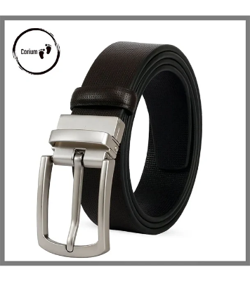 Men's Stylish Leather Waist Belt Black at Best Price In Bangladesh