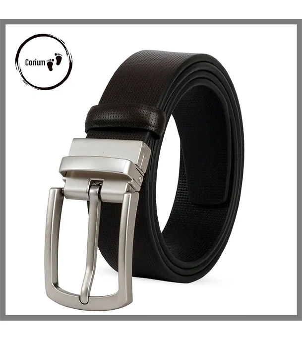 Men's Stylish Leather Waist Belt Black at Best Price In Bangladesh