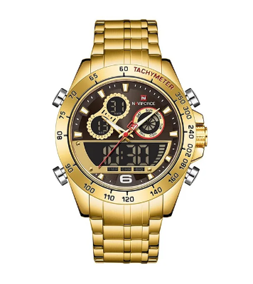 Buy NAVIFORCE NF9188 Silver Stainless Steel Dual Time Wrist Watch  Online at Best Price