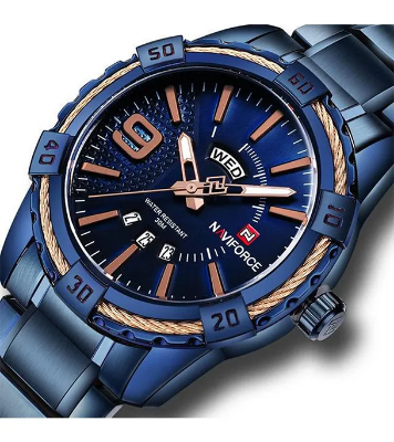 Buy Naviforce 9117 mens watches business class Online at Best Price