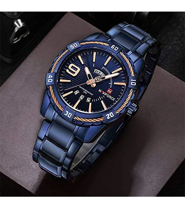 Buy Naviforce 9117 mens watches business class Online at Best Price