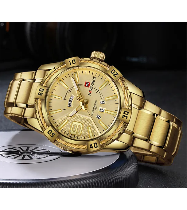 Buy Naviforce 9117 mens watches business class Online at Best Price