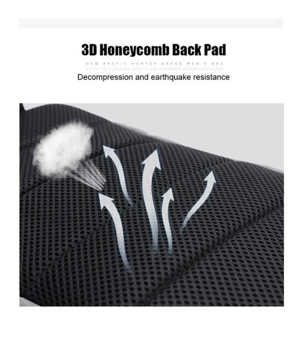 Buy Arctic Hunter XB00105 Men Chest Bag USB Charging Sling Bag Waterproof Online