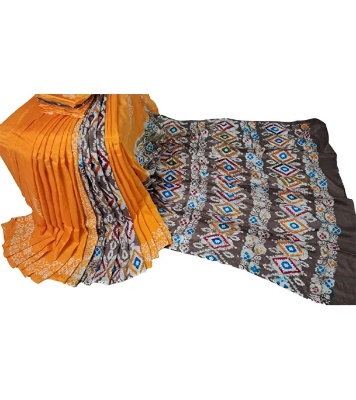 Buy Premium Quality Silk Batik Sharee with Blouse Piece Online at Best Price