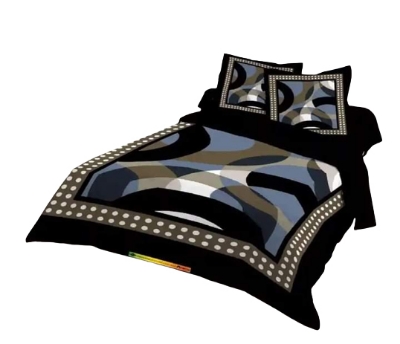 Cotton Panel Bedsheet King Size 