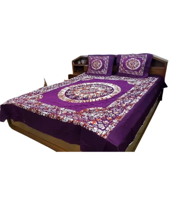 Picture of Cotton Panel Bed Sheet King Size
