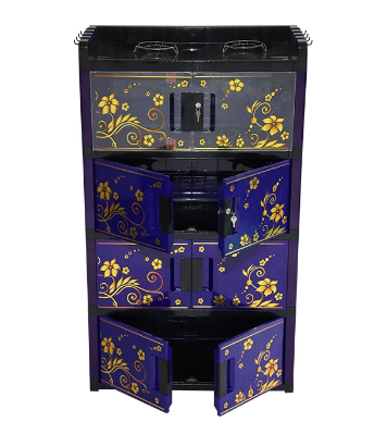 Buy Kitchen Cabinet Violet Black-TEL Online at Best Price	
