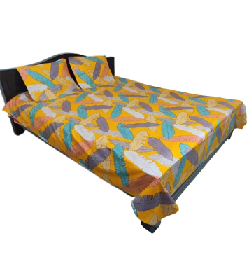 Buy Cotton Panel Bedsheet King Size at Best Price In Bangladesh