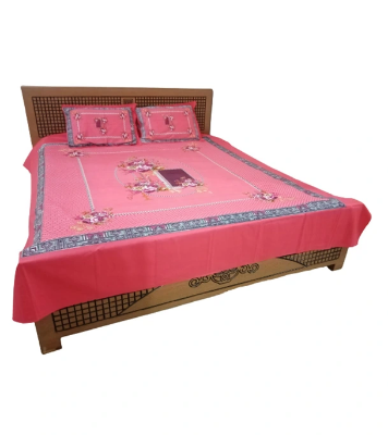 Buy Cotton Panel Bedsheet King Size at Best Price In Bangladesh