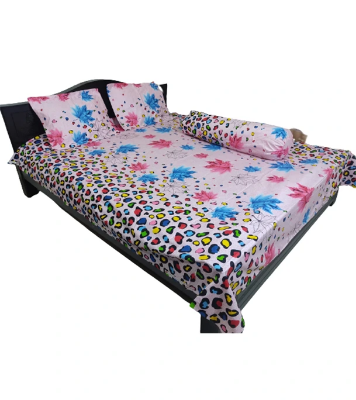 Buy  Twill Bedsheet With Kol Balish Cover 4 in 1 at Best Price In Bangladesh