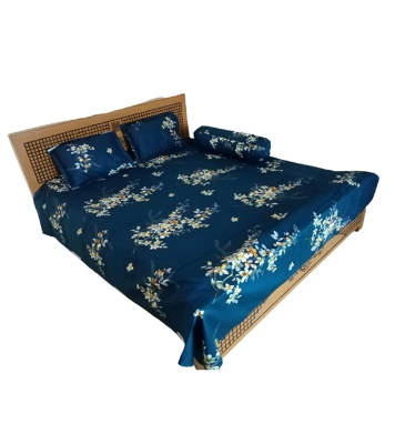 Buy  Twill Bedsheet With Kol Balish Cover 4 in 1 at Best Price In Bangladesh