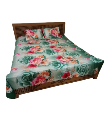 Buy Cotton Panel Bedsheet King Size at Best Price In Bangladesh