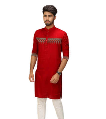 Buy Stylish Semi Long Panjabi for Men at Best Price In Bangladesh