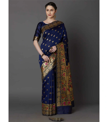 Buy Printed Silk Saree with Blouse piece at Best Price In Bangladesh
