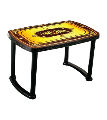 Buy 4 Seated Deluxe Table-Print Black Golden (Pl/L)-TE at Best Price In Bangladesh