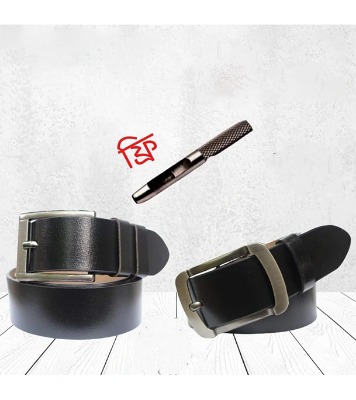 Buy Genuine Leather Premium Quality 2 Pcs Belt For Men at Best Price In Bangladesh