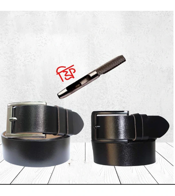 Buy Genuine Leather Premium Quality 2 Pcs Belt For Men at Best Price In Bangladesh