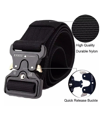 Buy High Quality Durable Nylon Auto Adjust Belt for Men - Black at Best Price In Bangladesh