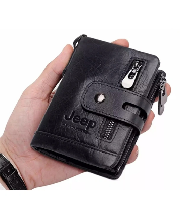 Buy Genuine Leather Wallet for Men - Black at Best Price In Bangladesh