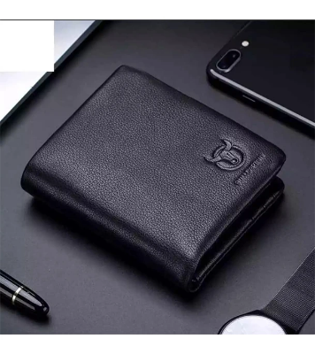 Buy Genuine Leather Wallet for Men - Black at Best Price In Bangladesh